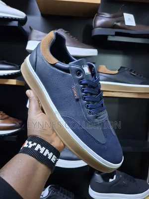 Men Leather Casuals Navy Blue - Premium Streetwear Shoes