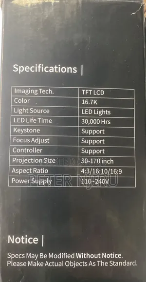 T6 Mini Led Projector