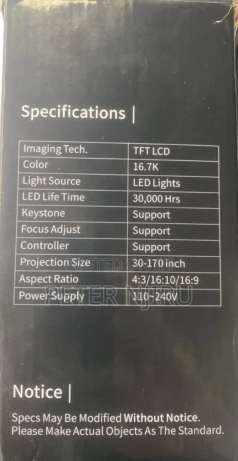 T6 Mini Led Projector