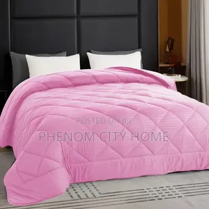 Plain Coloured Stripped Binded Duvet Set