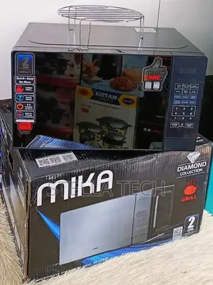 Mika Microwave Oven Grill 20ltr With 1000w Grill Silver