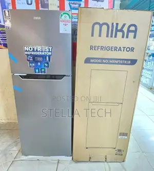 Mika 197 Litres No Frost Double Door Refrigerator