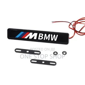 Bmw Illuminated Led Front Grilles Emblem Badge With Logo Glowing Nigh