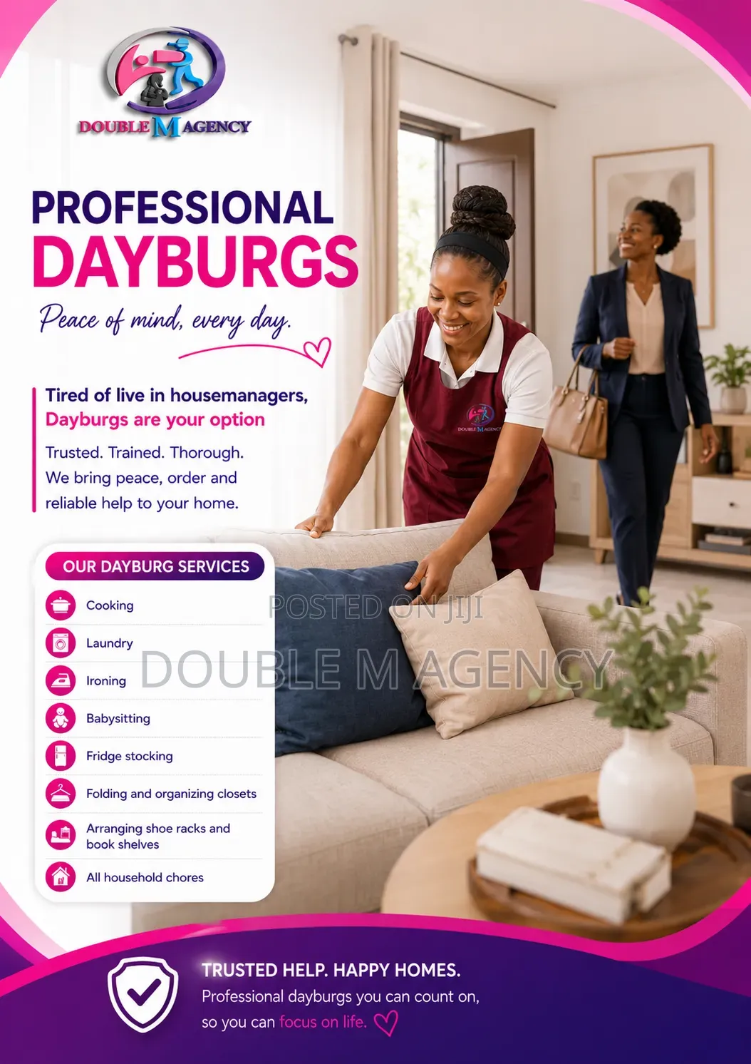 Househelp/Nannies Placement Agency
