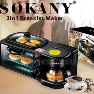 Sokany 4-in-1 Breakfast Maker Sandwich Waffle