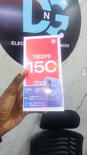 New Xiaomi Redmi 15C 4G 256 GB Black