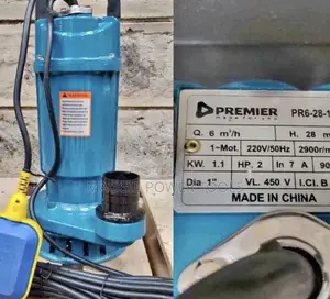 Premier 2hp Submersible Water Pump Electric/ Electric 2hp Submersible
