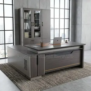 L-Shaped 180cm Boss Executive Task Table