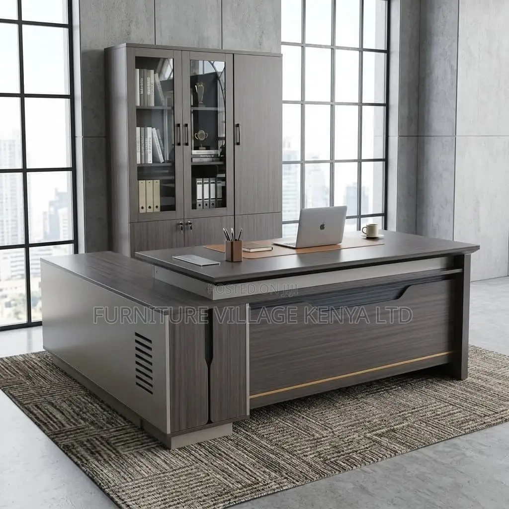 L-Shaped 180cm Boss Executive Task Table