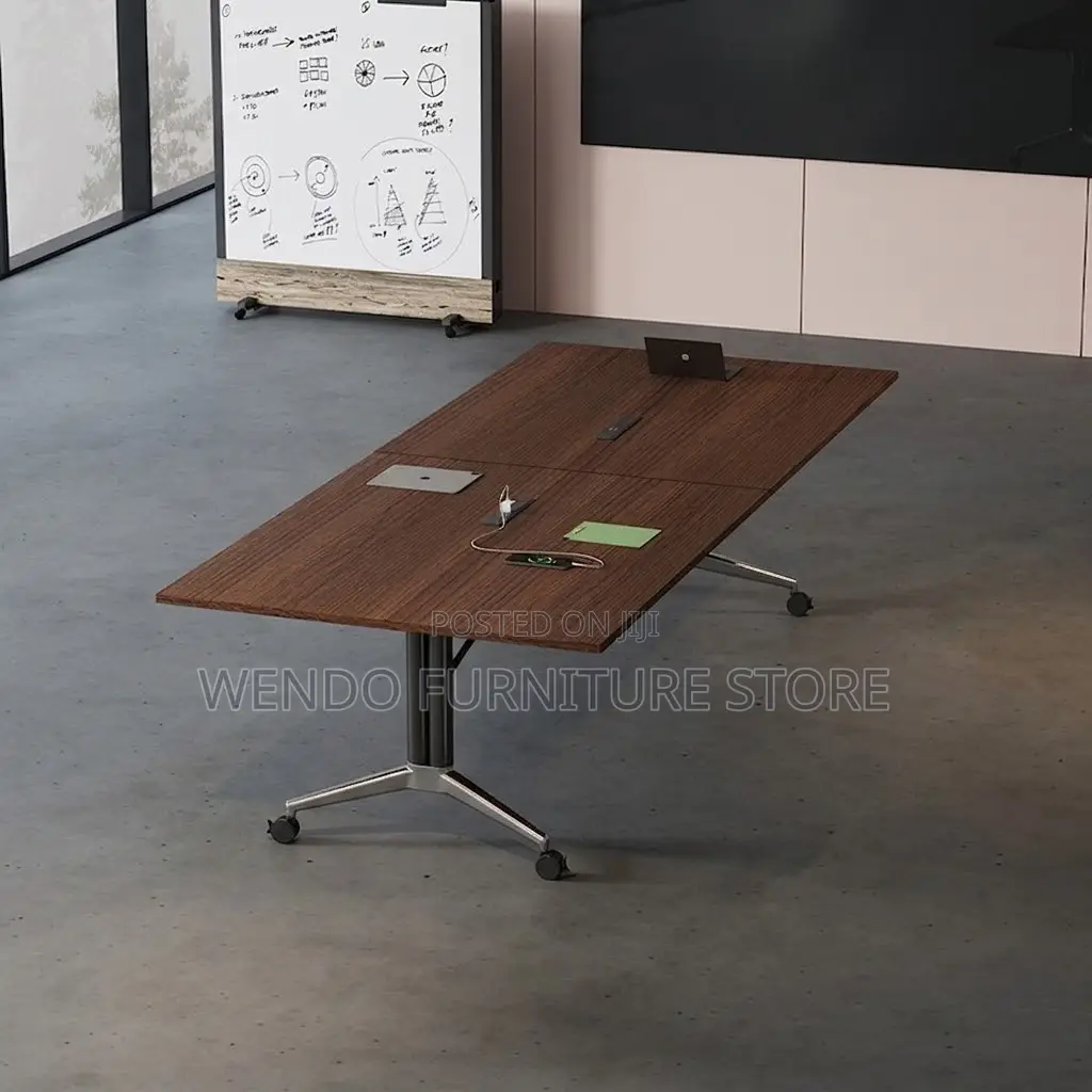 Office Table : 2.4m Foldable Boardroom Conference Office Table