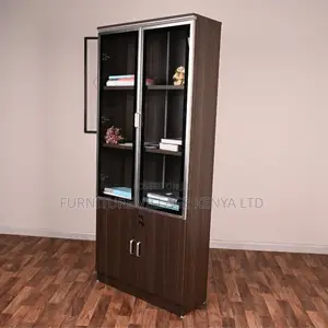 2-Door Wooden Storage Shelf Filling Cabinet