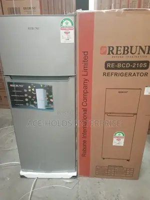 Re-BCD-210s - Rebune Double Door Top Freezer Fridge 138 Litres
