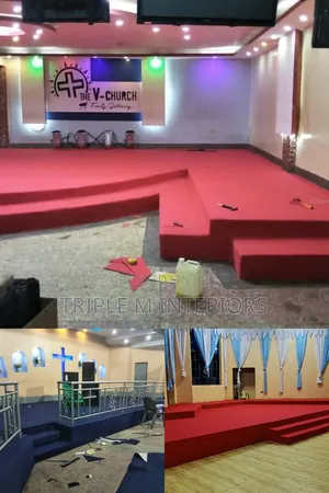 Full Pulpit Platform Carpet for Gospel Ministers