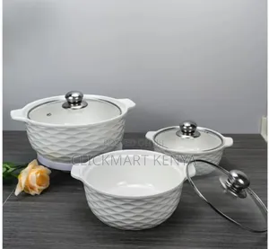 Serving Pots Soup Bowl 3pcs Elegant Bowl