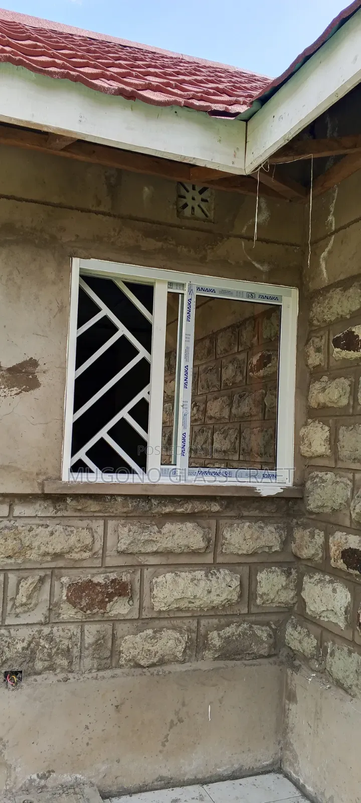 White Coated Aluminium Windows