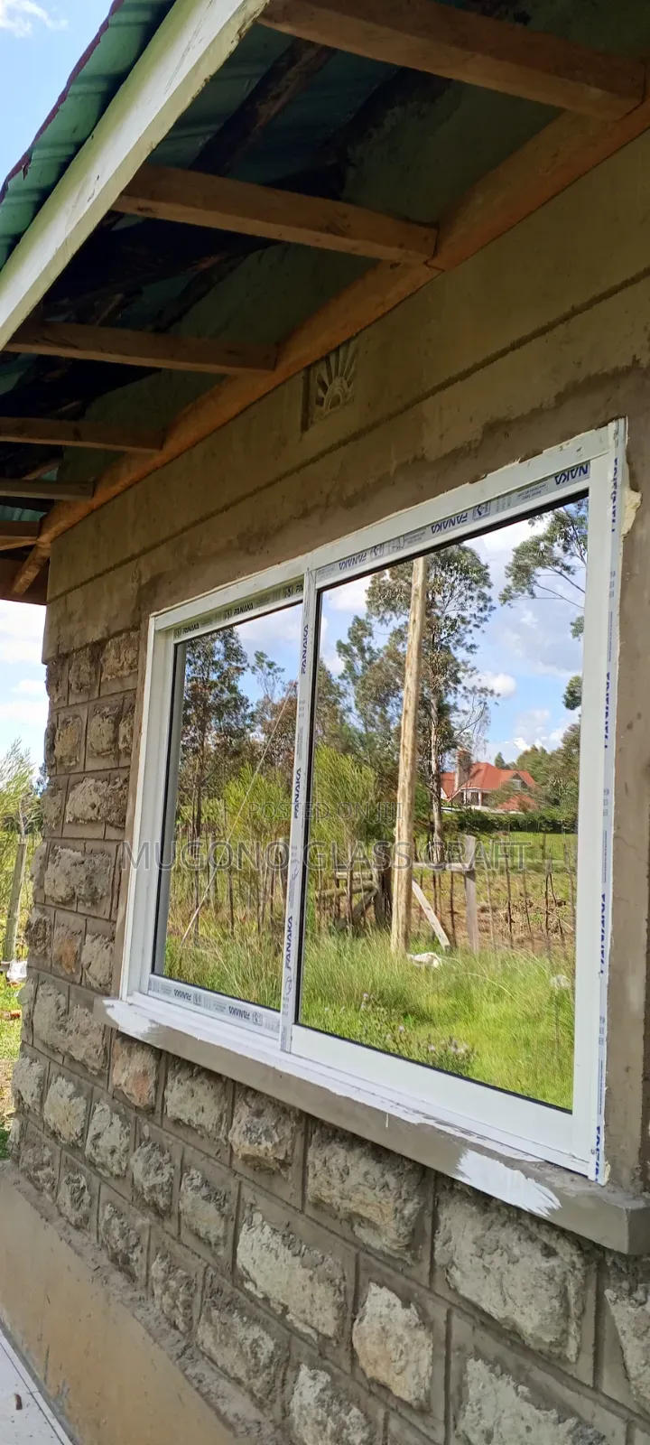 White Coated Aluminium Windows