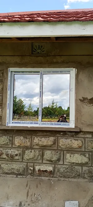 White Coated Aluminium Windows