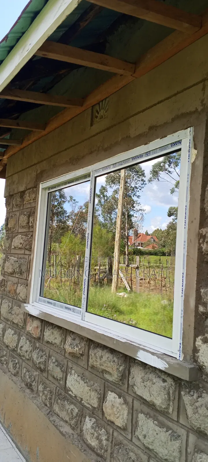 White Coated Aluminium Windows