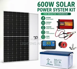 600w Solar - 200ah -20hrs Battery - 1500w Inverter - 40a Controller