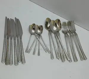 *24pcs Luxury Cutlery Set Stainless Steel