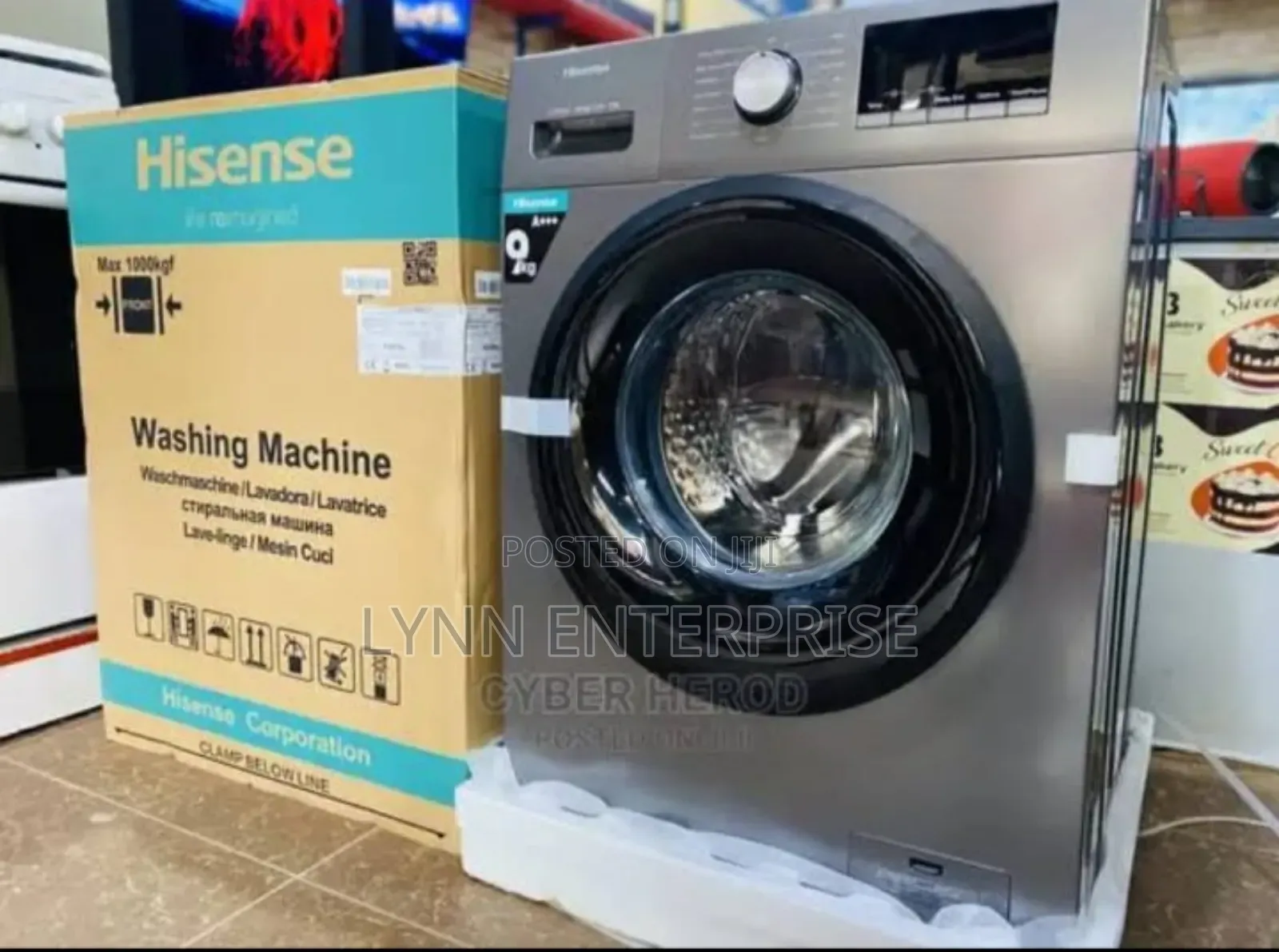 Hisense Washing Machine Front Load 9kg Wash and Spin Full Automatic