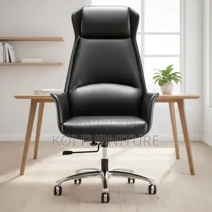Office Chair : X.0 Modern Gray Executive High Back Office Seat
