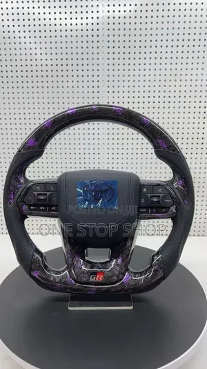 Gr Toyota Sporty Upgrad Steering Wheel,Perforated Leathercustom Finish