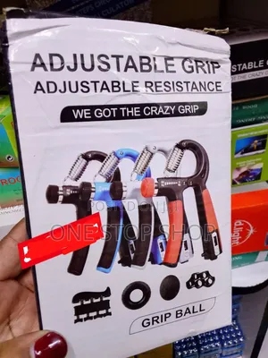 Adjustable Hand Grip Strengthener for Fitness With Grip Balls
