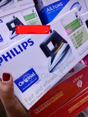 Brand New Philips Dry Iron Box 1000w Nonstick Soleplate