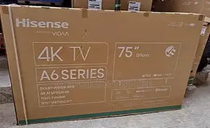 A6qken - Hisense 75" Inches A6 Series Qled Smart Vidaa Os Tv