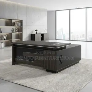 Office Desk : 1.6m L-Shaped Executive Office Desk
