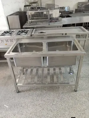 Modern Kitchen Stainless Steel Double Sink
