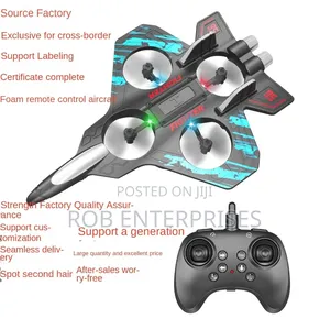 360 Degree Circling 6 Channel Rc Fighter Jet Form Plane Toy
