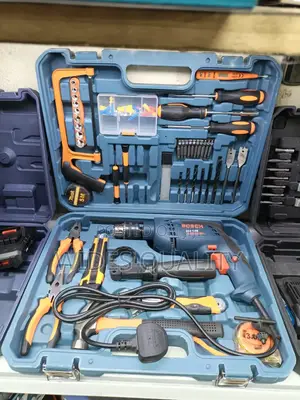 Bosch Professional Tool Kit With a 13mm Corded Impact Drill.