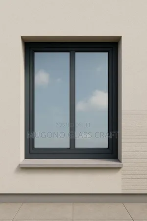 Grey Coated Sliding Windows