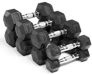 12.5kgs Hexagonal Dumbells