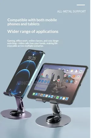 360°Rotating Foldable Phone Tablet Desktop Holder