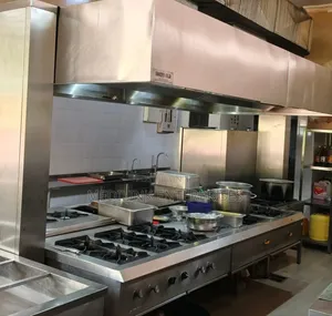 Ss 304 Modern Stainless Steel Commercial Kitchen Set Up