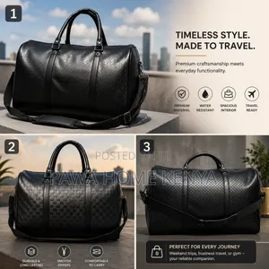 High Quality Leather Duffle Bag