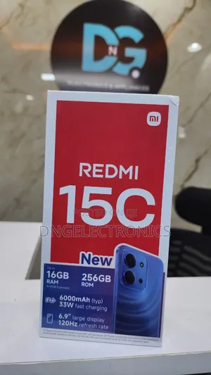 New Xiaomi Redmi 15C 4G 256 GB Black