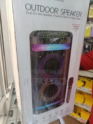 Yesido Ysw29 Outdoor Speaker With Dual 6.5-inch Drivers And A Microph
