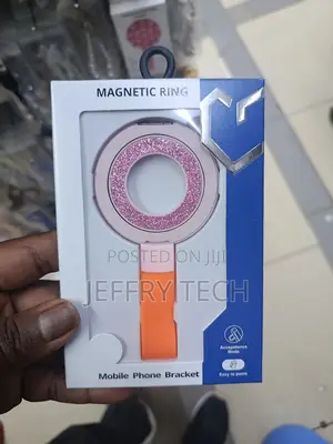 Pink and Orange Generic Magnetic Phone Ring Holder.
