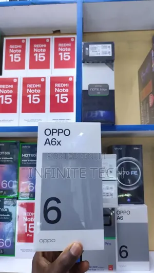 New Oppo A6x 64 GB Black