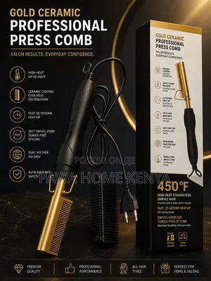 Ceramic Press Hot Comb