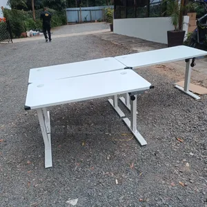 L-Shaped Dual Motor Electric Height Adjustable Standing Desk