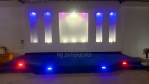 Beautiful Blue Usa Church Stage Carpet