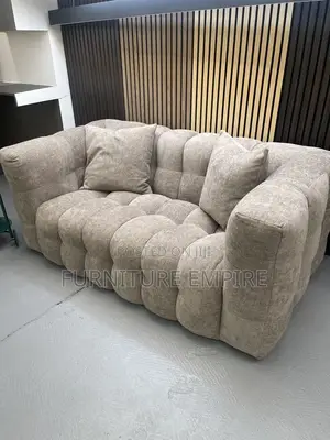 Plush Bubble Beige Sofa