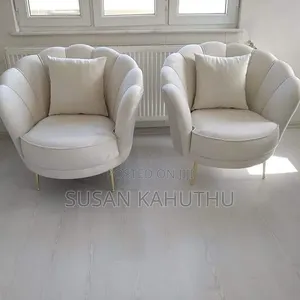 Cream White Opulent Bedroom Sofa