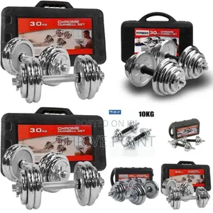 30kgs Chrome Dumbbell With Case