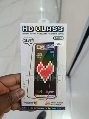 Pixel 8 Tempered Glass Screen Protector.